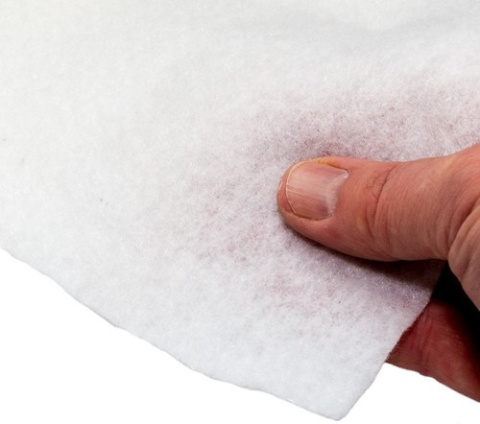 Włóknina poliestrowa Poliester Fabric 250 gr/m2 szerokość 1,5 m 1 mb = 1,5 m²