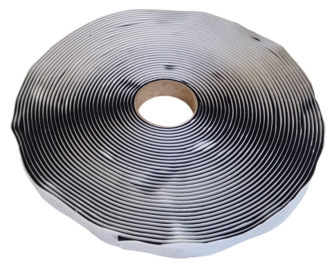 Taśma butylowa czarna 3mm x 12mm x 15m TBS120B Taśma butylowa czarna 3mm x 12mm x 15m TBS120B