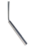Wałek aluminiowy gęsto rowkowany poprzecznie 1/4" Średnicy 3.0" Dł. (6x76mm)