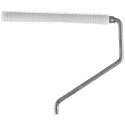 Wałek plastikowy cienko rowkowany poprzecznie, "Delux", 5/8" Średnica x 6" Długość (16 x 152mm)