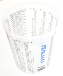 KUBKI DO MIESZANIA ŻYWICY 2300ml ITALKO 5 szt PODZIAŁKA
